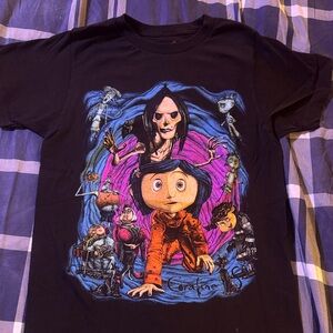 Coraline Graphic Women's Tee - Black